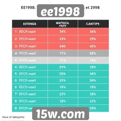 Desempenho de ee1998 em comparação com plataformas populares